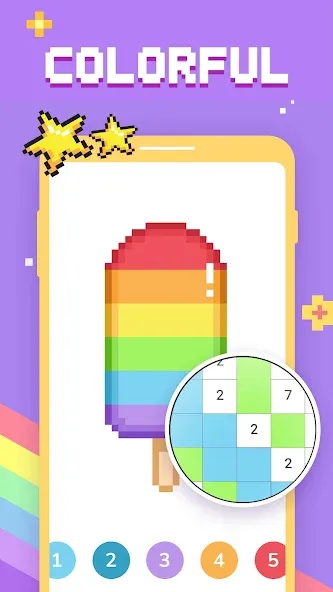 Paint by Number - Pixel Art  [МОД Unlocked] Screenshot 1