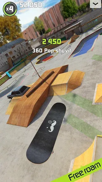 Touchgrind Skate 2 (Тачгринд Скейт 2)  [МОД Бесконечные деньги] Screenshot 2