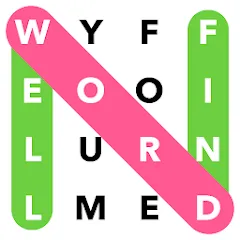 Скачать взломанную Word Heaps Search - Word Games (Ворд Хипс Срч)  [МОД Много монет] - стабильная версия apk на Андроид