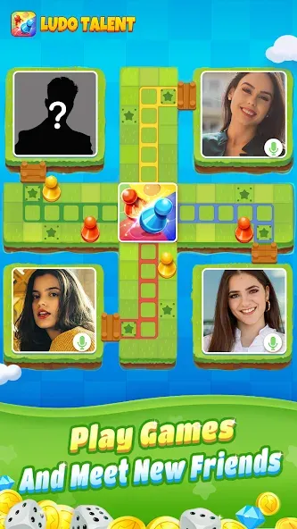 Ludo Talent - Game & Chatroom (Лудо Талент)  [МОД Много денег] Screenshot 5