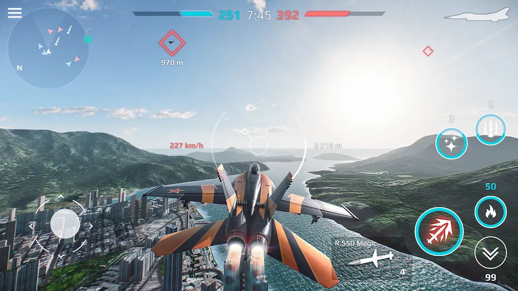 Sky Combat: War Planes Online (Скай Комбат)  [МОД Mega Pack] Screenshot 5