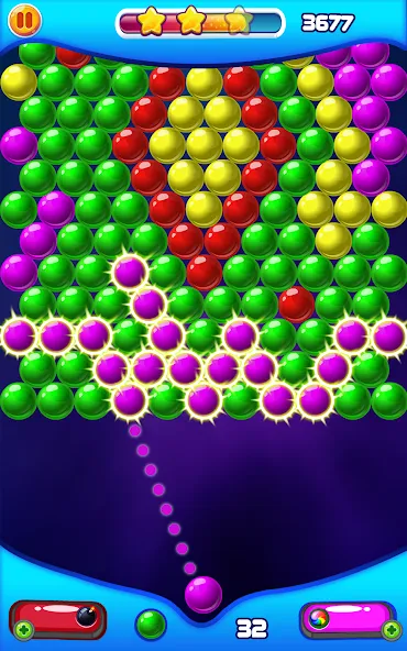 Bubble Shooter 2 (Бабл Шутер 2)  [МОД Mega Pack] Screenshot 4