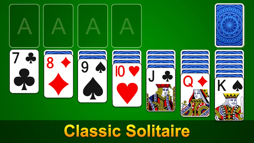 Solitaire - Classic Card Game (Солитер)  [МОД Mega Pack] Screenshot 1