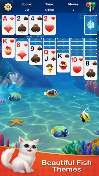 Solitaire Jigsaw Puzzle (Солитер Пазл)  [МОД Unlimited Money] Screenshot 2