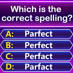 Взлом Spelling Quiz - Word Trivia (Спеллинг Квиз)  [МОД Много денег] - последняя версия apk на Андроид