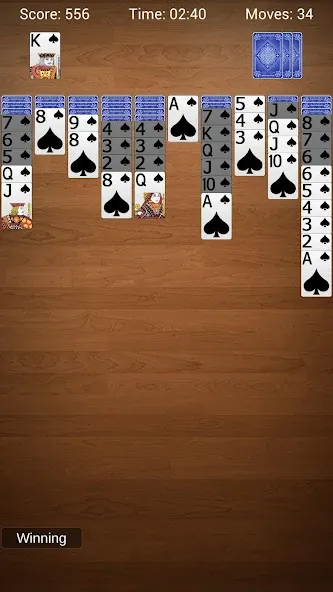 Spider Solitaire - Card Games  [МОД Бесконечные монеты] Screenshot 5