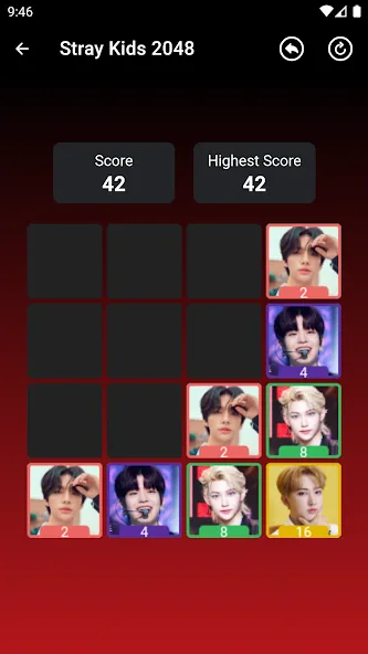 Stray Kids 2048 Game (Стрей Кидз 2048 игра)  [МОД Menu] Screenshot 3