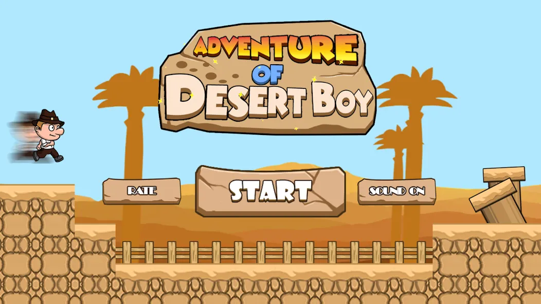 Ted Adventure of Desert Boy (Тед Приключения Пустынного Мальчика)  [МОД Много монет] Screenshot 2