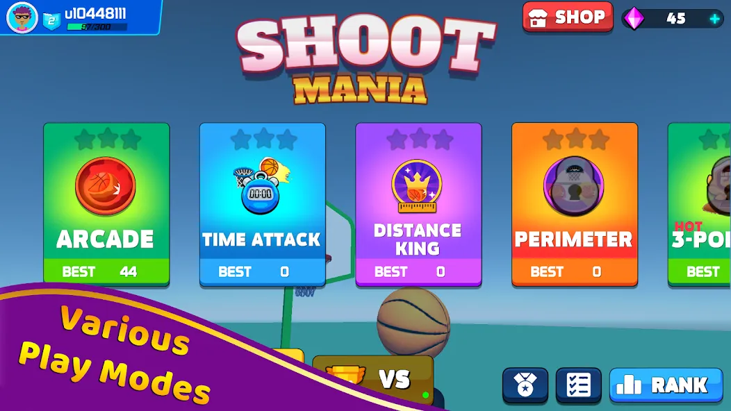 Shoot Challenge Basketball (Шут Челлендж Баскетбол)  [МОД Mega Pack] Screenshot 2