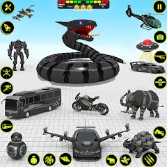 Взломанная Snake Car Robot Transformation (Снейк Кар Робот Трансформейшн)  [МОД Mega Pack] - полная версия apk на Андроид