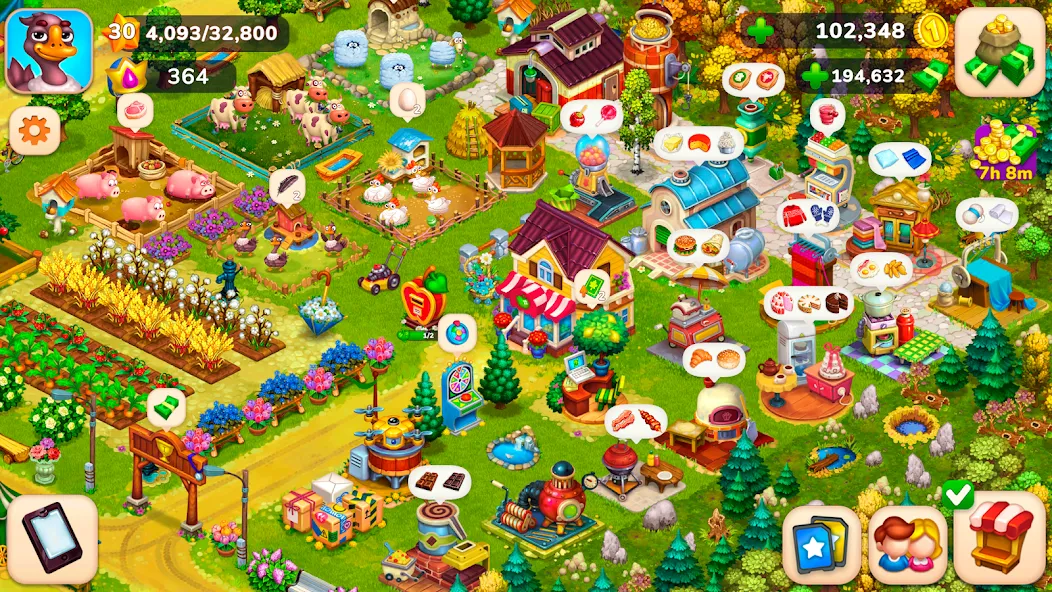 Farmington – Farm game (Фармингтон)  [МОД Все открыто] Screenshot 1