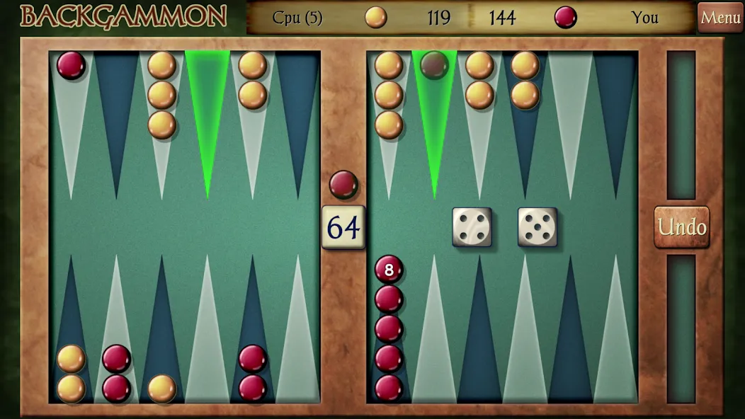 Backgammon (Бэкгаммон)  [МОД Много монет] Screenshot 1