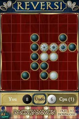 Reversi (Реверси)  [МОД Бесконечные монеты] Screenshot 2