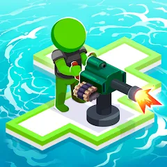 Скачать взломанную War of Rafts: Crazy Sea Battle (Война плотов)  [МОД Бесконечные деньги] - полная версия apk на Андроид