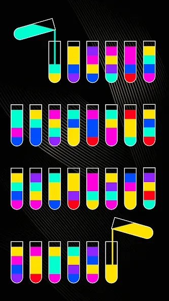 SortPuz 3D: Water Color Sort (СортПаз 3Д)  [МОД Unlocked] Screenshot 3