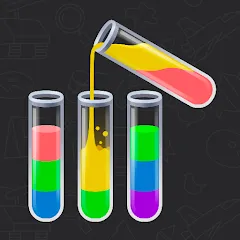 Взломанная Water Sort Puzzle - Sort Color  [МОД Menu] - последняя версия apk на Андроид