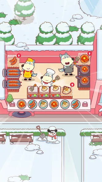 Wolfoo Snack Bar, Restaurant  [МОД Unlimited Money] Screenshot 3