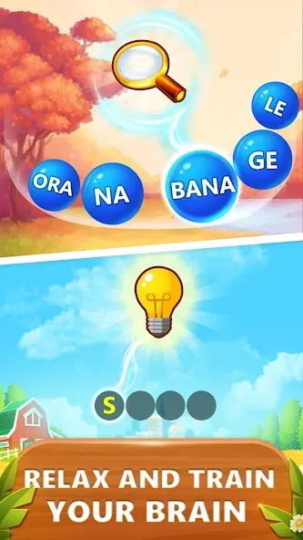 Word Bubble Puzzle - Word Game  [МОД Много монет] Screenshot 4